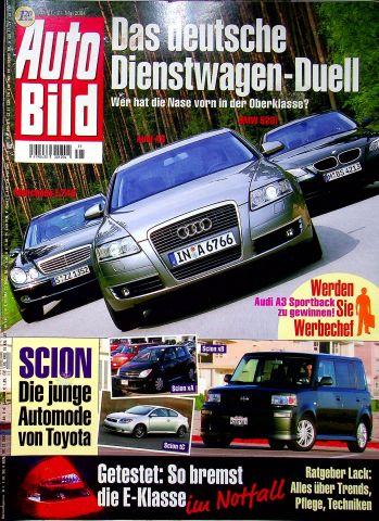 Deckblatt Auto Bild (21/2004)